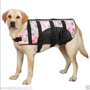 ❤️ Dog life jacket/ life preserver Peace Sign
